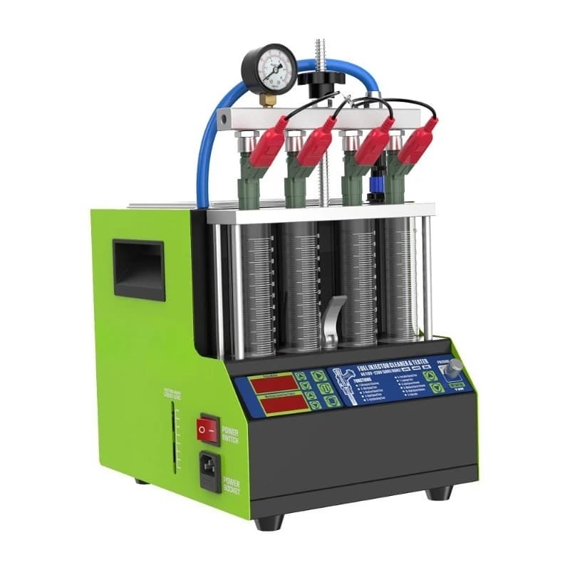 Fuel injector cleaning machine detector ultrasonic cleaning heating