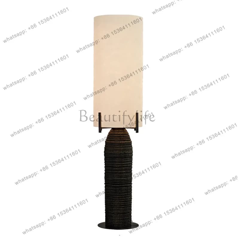 Wabi sand wind imitation marble floor luminous ornament American retro hotel B & B exhibition hall bedside decoration