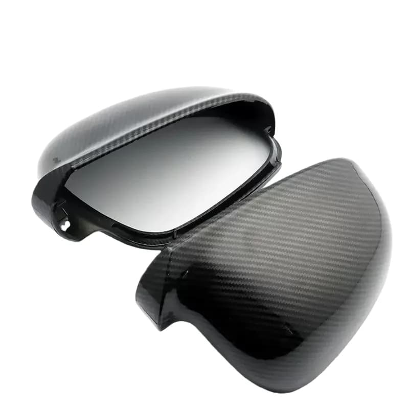 2Pcs Carbon Fiber Side Wing Rear Mirror Cover For VW PASSAT B6 2007-2011 JETTA GOLF MK5 EOS 2006-2008 Superb Sharan
