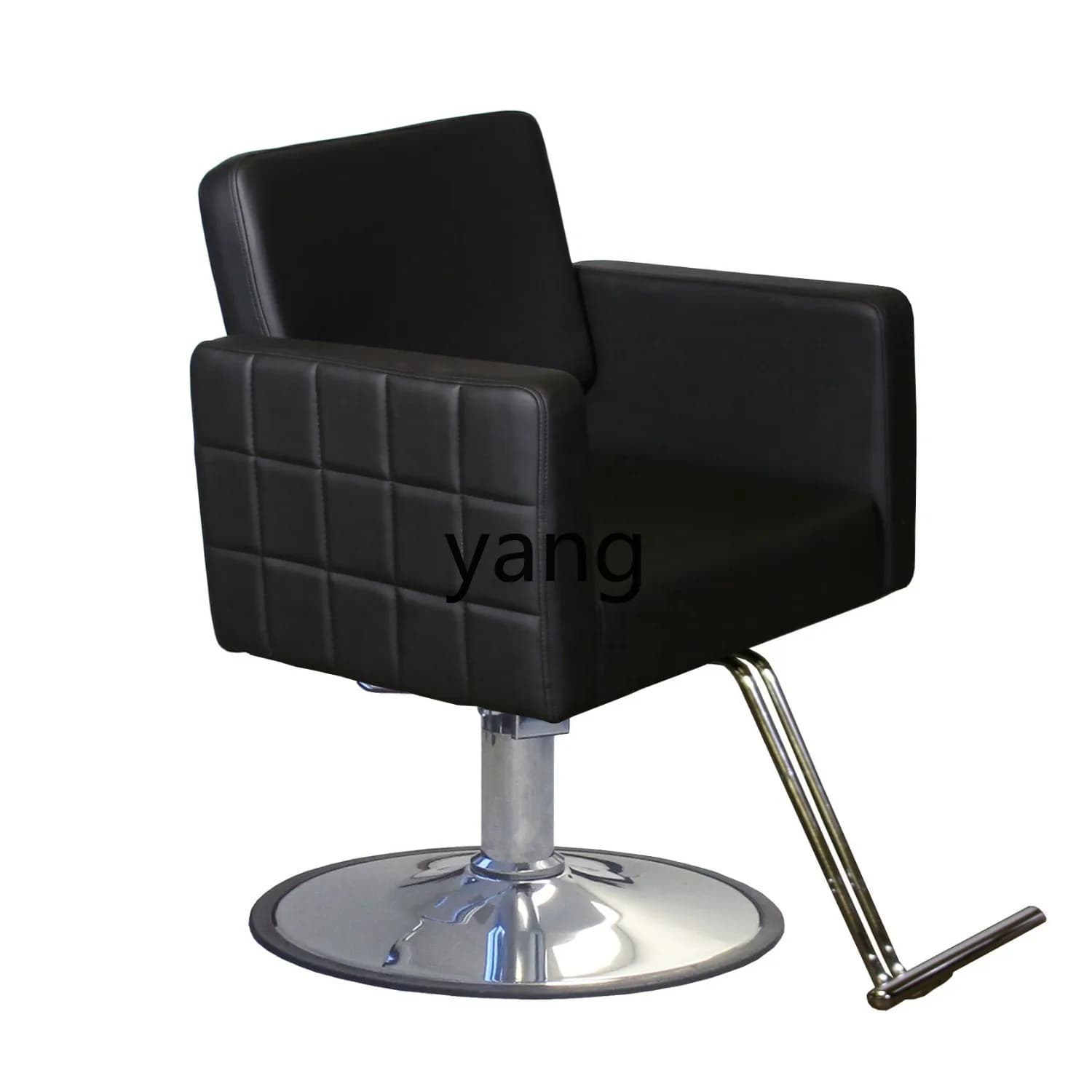 LH Hair Salon Chair Simple Barber Shop Adjustable Rotary Lifting Salon Chair