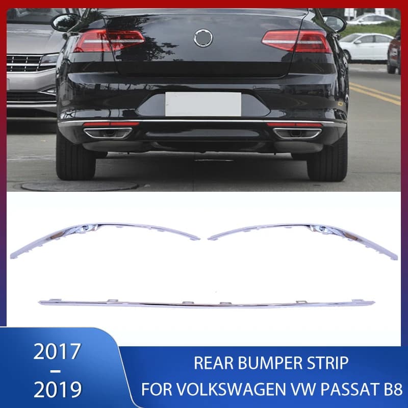 Rear Bumper Strips Middle Decorative Strip Brake Light Trim For Volkswagen VW Passat B8 2017 2018 2019 L3GD 853 841 2ZZ