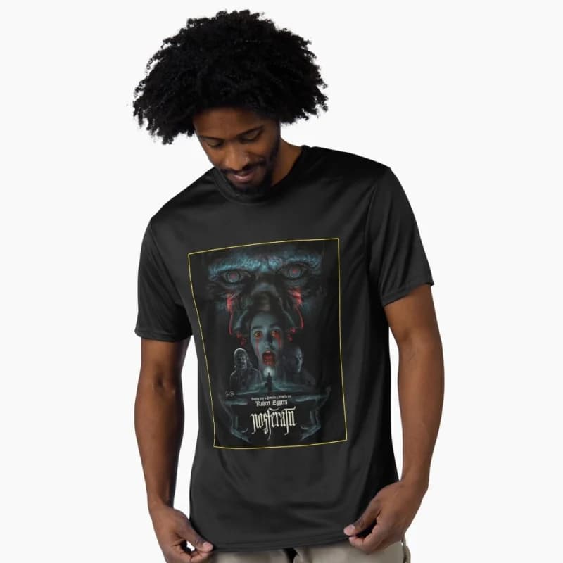0403 Nosferatu Horror movie Scary halloween Gift t shirt Scream film Graphic clothes 100% cotton printed All size tops S-6XL