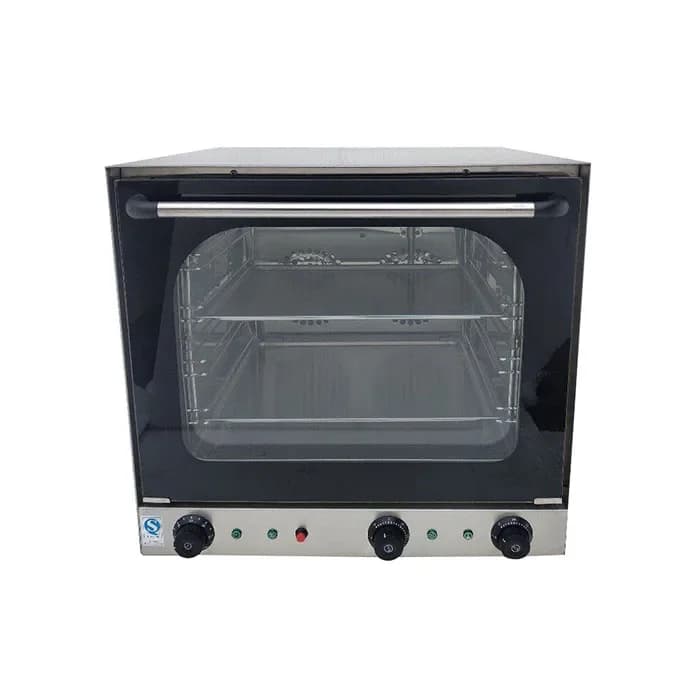 Single Fans 4 Trays Electric Bakery Hot-air Stove Stainless Steel Cake Baking Oven