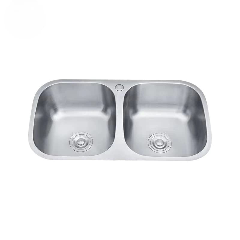 Modern Double Hole Stainless Steel Outdoor/Indoor Smart Kitchen Sink