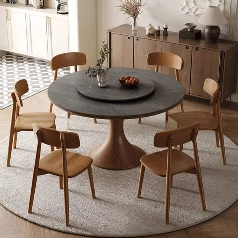 Italian Centerpiece Dining Table Party Ceiling Lounges Room Dining Table Round Restaurant Wooden Mesa De Cocina Home Furniture