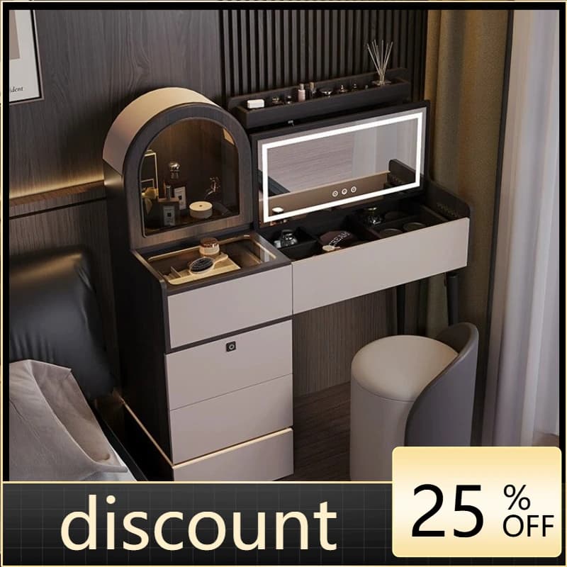 LH solid wood dresser chest integrated modern light luxury senior bedroom small flip makeup table