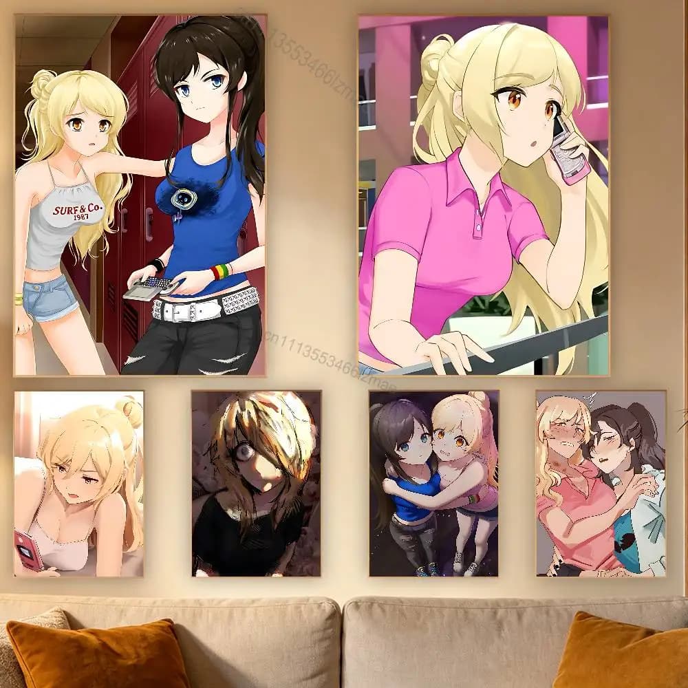 Game C-Class of 09 Cute Poster Wall For Sticky Decoration Waterproof Home Living Room Bedroom Bar