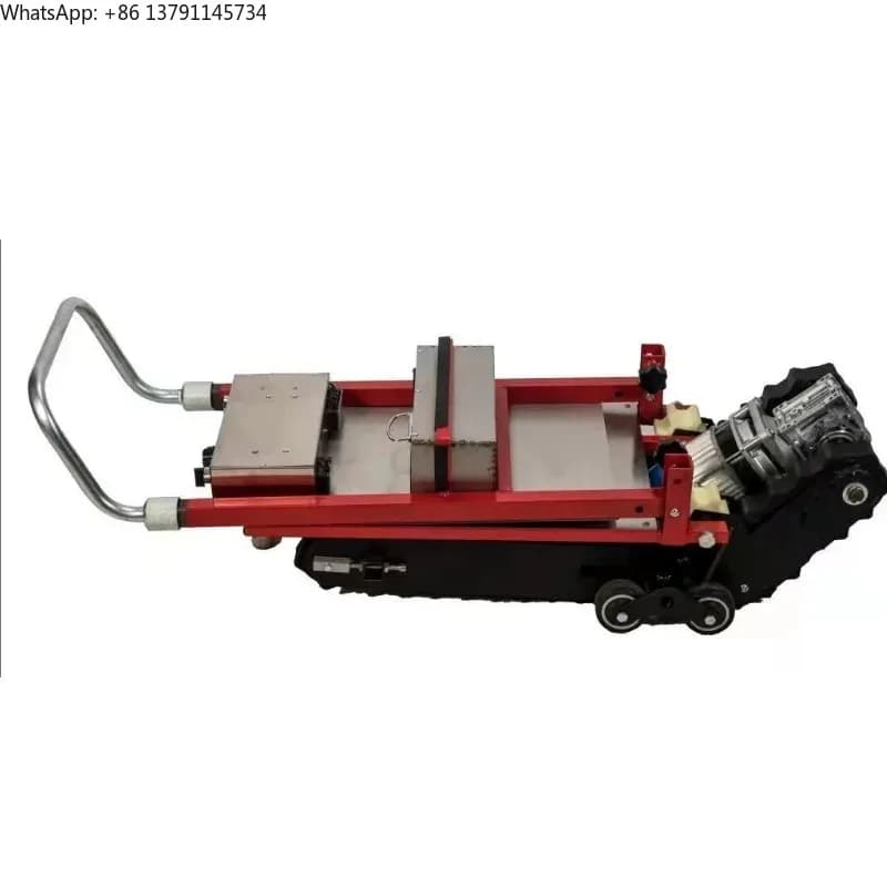 High Quality Automatic Foldable Steel Material Stair Climbing for Cargo Handling Electric Crawler Climbing Machine