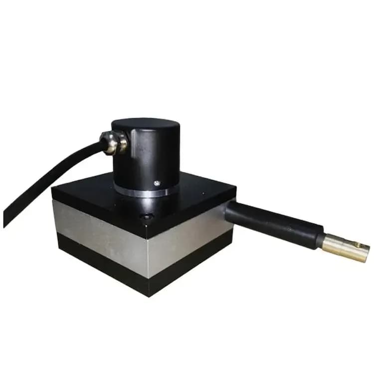 Linear Rope-Based Length Encoder 0-2500mm Digital Output for Gantry Machining Centers