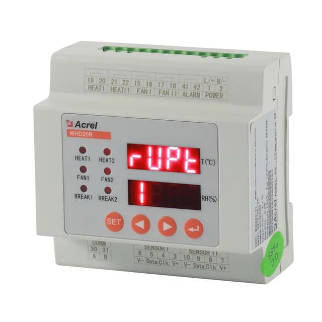 WHD20R-11-C Din Rail Compliance with Temperature and Humidity Sensor Analyze by the Controller Alarm Output Remote