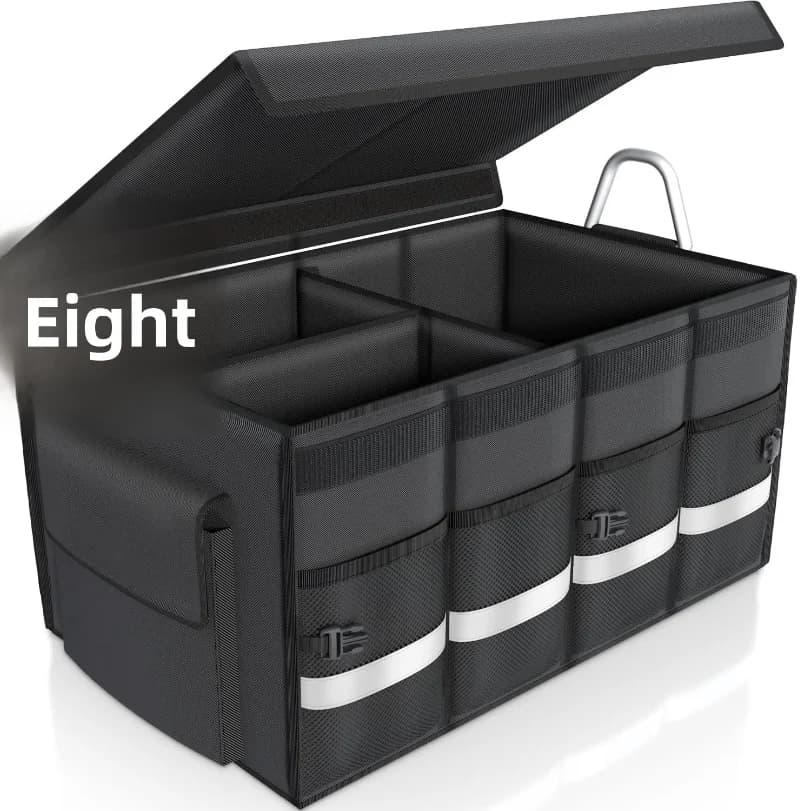 Car Trunk Storage Box Large-capacity Foldable Car Organizer Box Oxford Fabric Car Rear Storage Box