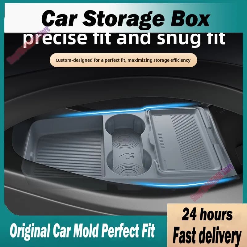 Car Interior Space Expansion Accessories For BYD Sealion 07 DM-i 2025 Lower Center Console Multi-function Storage Box