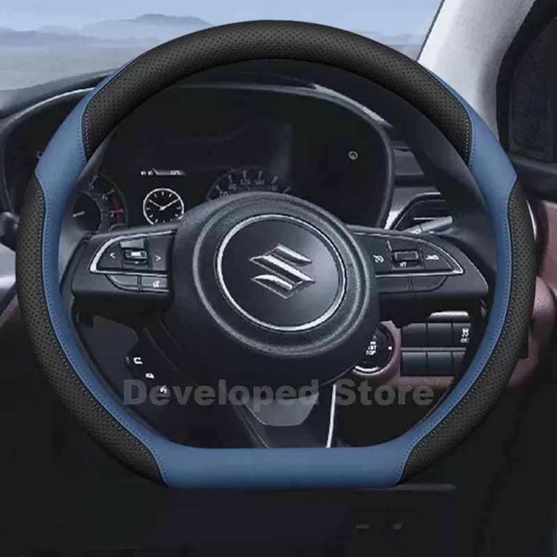 Car Steering Wheel Cover For Suzuki Fronx 2024 2025 Swift 2025 Leather Auto Steering Wheel Cover Fit Suzuki Fronx Accessories