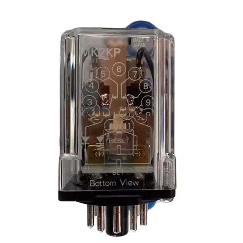MK2KP 24VDC/220VAC original genuine locking dual coil power intermediate relay