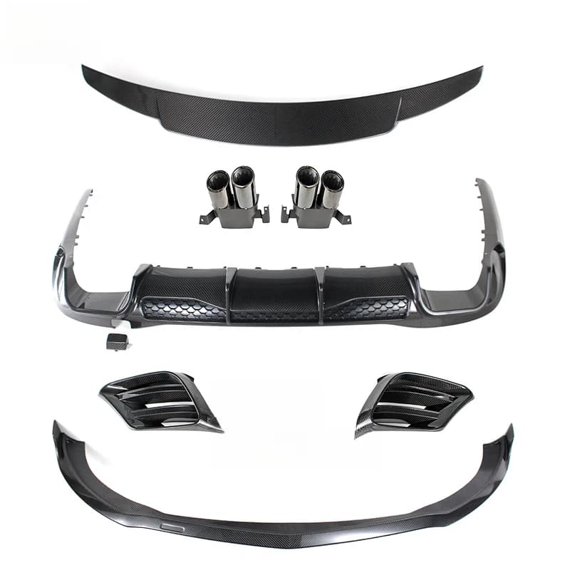 Premium Car Accessories Dry Carbon Fiber Part S Class W223 S450 S500 Front Lip W223  Body Kits Durable