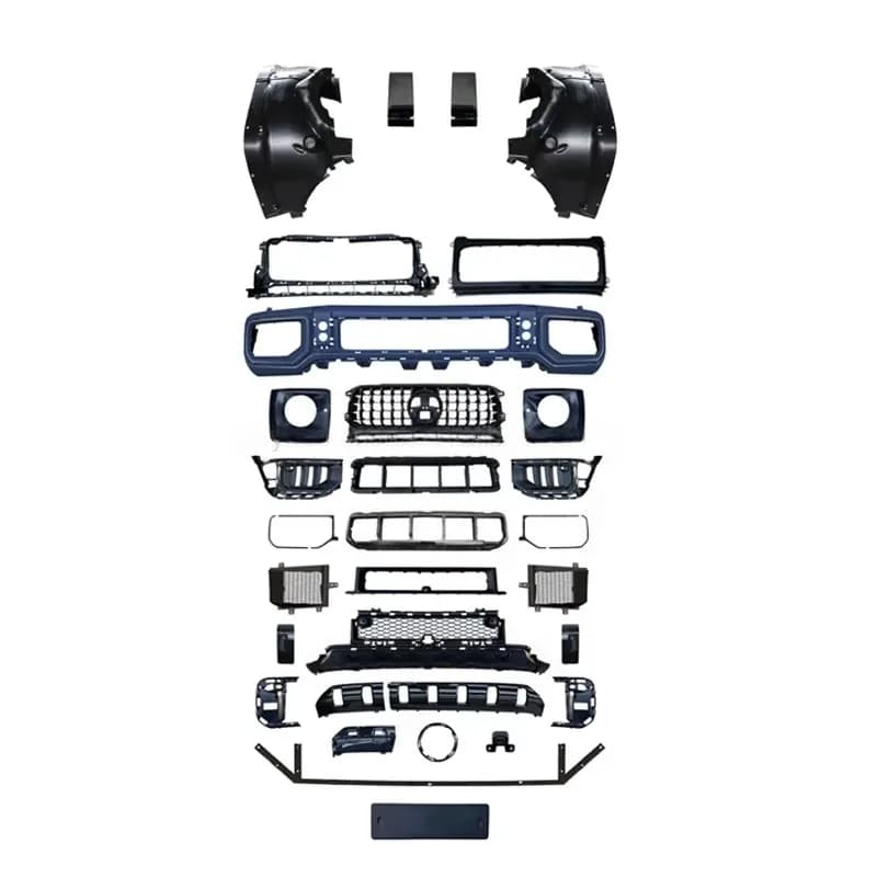 New BEHi G Class W465 G63 Style Body Kit with PP Material Primer Color Easy Install for 2025+ G500 Auto Retrofit