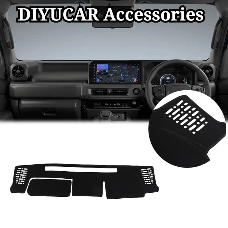 For Toyota Land Cruiser FJ 2026 Car Dashboard Sun Protection Mat Panel Anti-Glare Avoid Light Pad Interior Car Accessories
