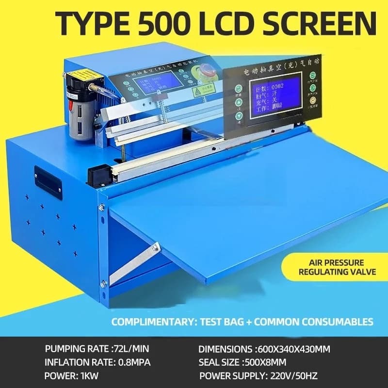 External Vacuum Packing Machine 220V 1KW 72L/min Commercial Food Vacuum Sealing Machine Automatic Sealiers