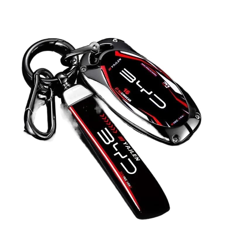 Premium Zinc Alloy Key Cover Case for BYD S6/G3R/M6/Tang/I3 - Protective Key Fob Shell Keybag Keychain