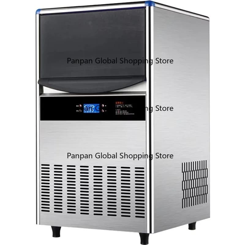 Fashion Design S-mart Electric Commercial Square Ice Maker Machine for Hotel Restaurant Cafe Stainless Steel 30Kg/Day Capacity