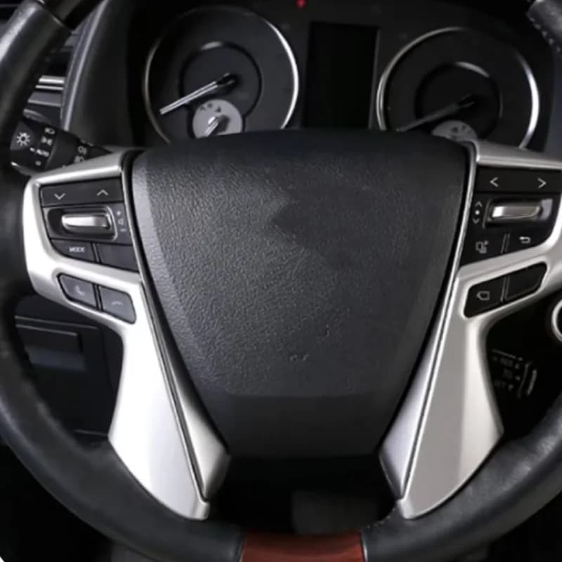 Fit For Toyota Alphard 30 series 2016-2021 Car Steering Wheel Cover Trim Decor Frame Stickers Accessories