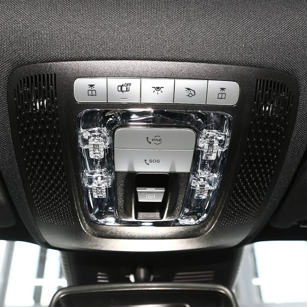 Car Interior ABS Sunroof Switch Button Cover Trim Sticker For Mercedes-Benz GLE GLS W167 X167 2020-2026 Interior Accessories Set