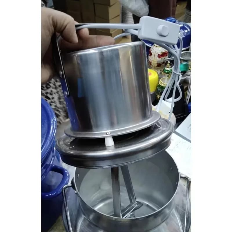 7L Electric Milk Separator Milk Skimmer  Household Mixer for Herders Stainless Steel Cream Butter Machine