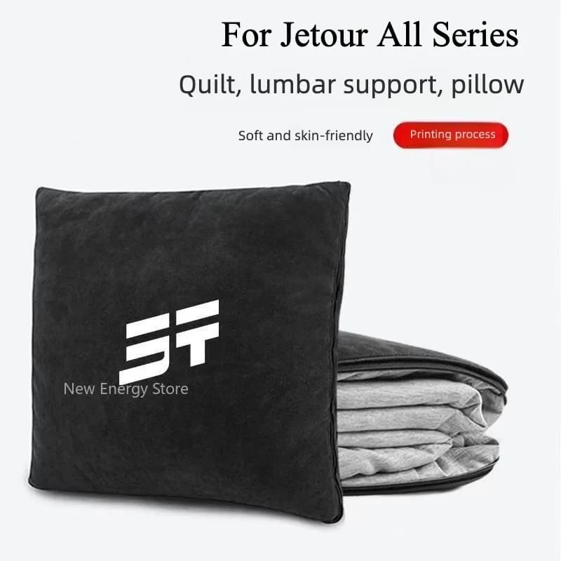 For Jetour Traveler T2  All Series Car Seat Waist Cushion Air Conditioning Quilt 2-in-1 Car Interior Accessories