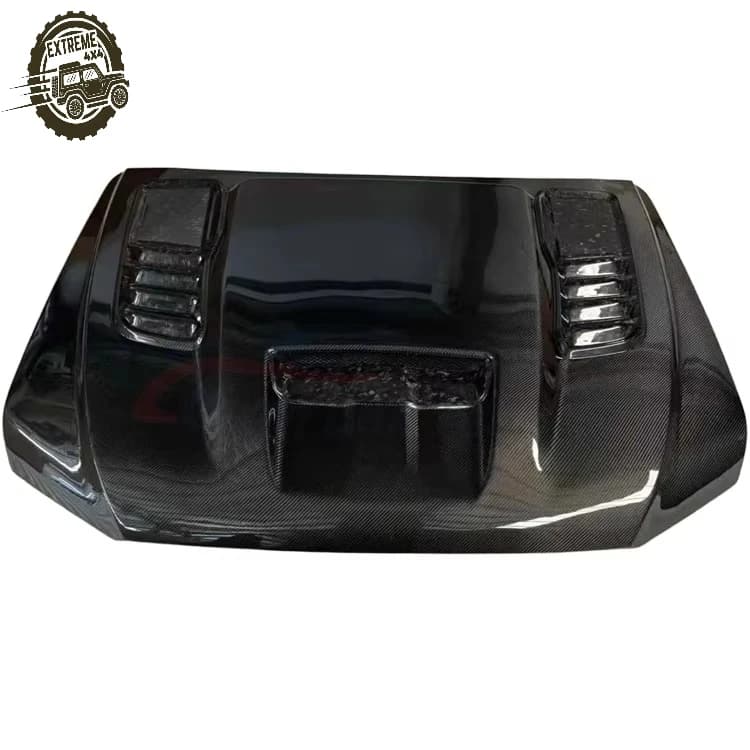 Carbon Fiber Auto Modified Accessories Head Cover Car Engine Cover for Ford Ranger Bonnet Scoop  Hood