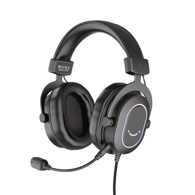 Headset 7.1 Headset for Computer Games RGB Light Gaming Wired Headset Desktop Notebook H6