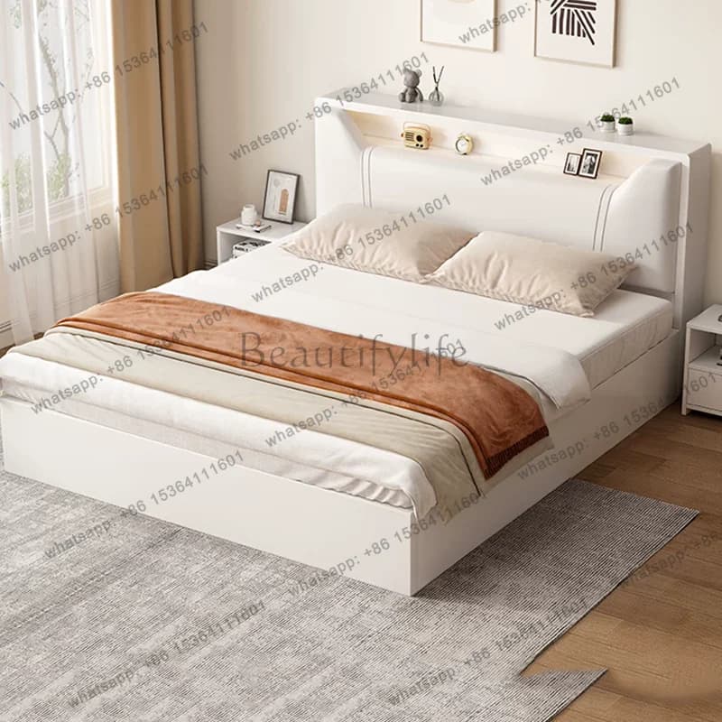 FG Floor Girls Bed Wooden Design Sleeping Princess Mobile Bedroom Children Luxury Bed Modern Letto Matrimoniale Hotel Furniture