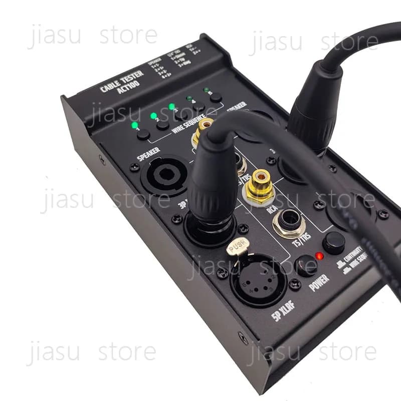 Multifunctional Audio Cable Tester XLR Signal Checker For Stage Audio Line Continuity Detection Work