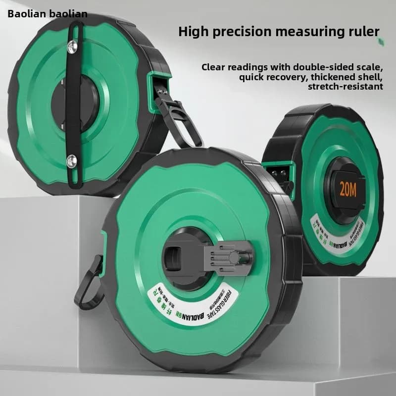 Baolian  Tape Measure Metric Steel Measuring Ruler Distance Measuring Tool Meter Ruler Steel Tape Length Metal Measuring Tools