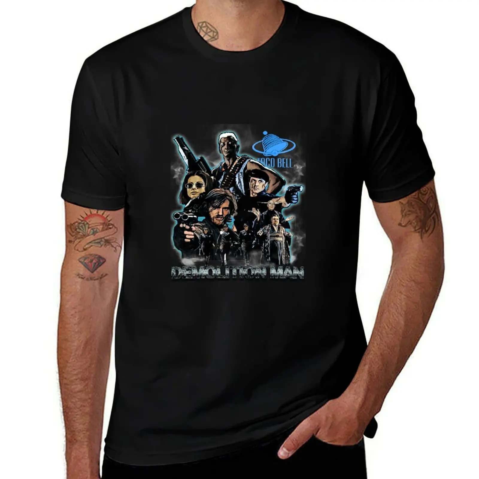 Demolition man T-Shirt Utility Casual Work T-Shirt