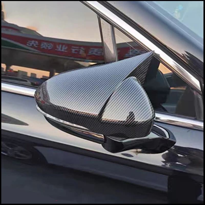 Car Styling For Ford Mondeo 2013-2019 Rearview Mirror Cover Caps Trim With Horn Decoration Housing Auto Parts Accessories