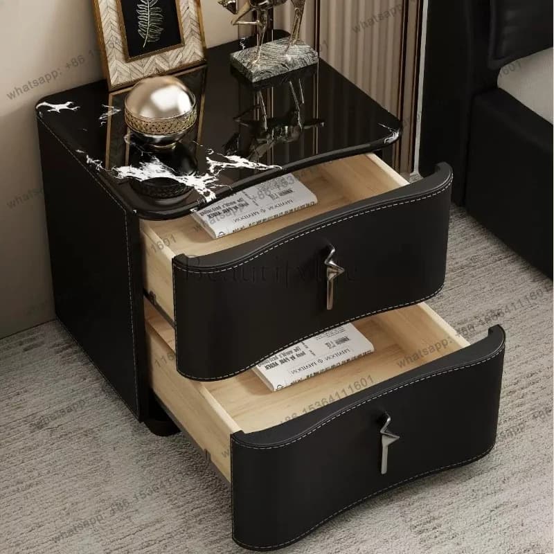 LD Organizer Drawers Bedside Table Luxury Storage Nordic Unique   Simple Mid Century Modern Muebles Home Furniture