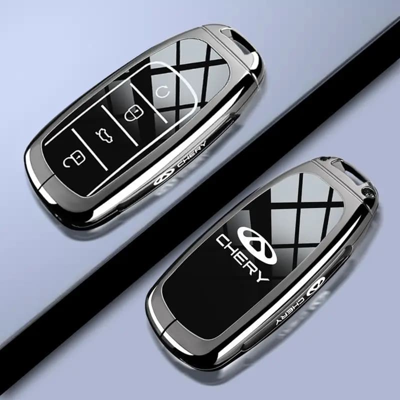 Premium Zinc Alloy Key Cover Case for Chery Tiggo 8 Plus/Tiggo 9/EXEED Yaoguang/Tiggo 7 Plus/Arrizo 8/Explore 06 - Key Fob Shell