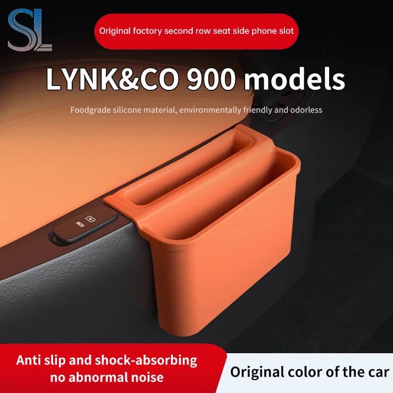 For Lynk & Co 900 2025 Custom Car Groove Mat Silicone Phone Storage Box Protective Cover Waterproof Interior Accessories