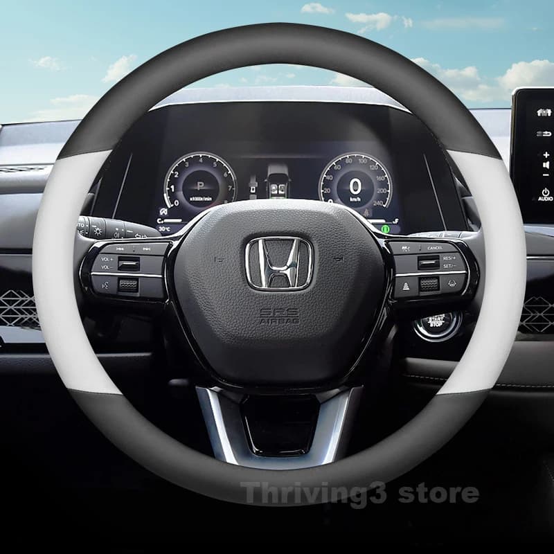 Leather Car Steering Wheel Cover For Honda Accord 2008-2025 City ultra-thin Auto interior Honda Civic Sedan Accessories 2025