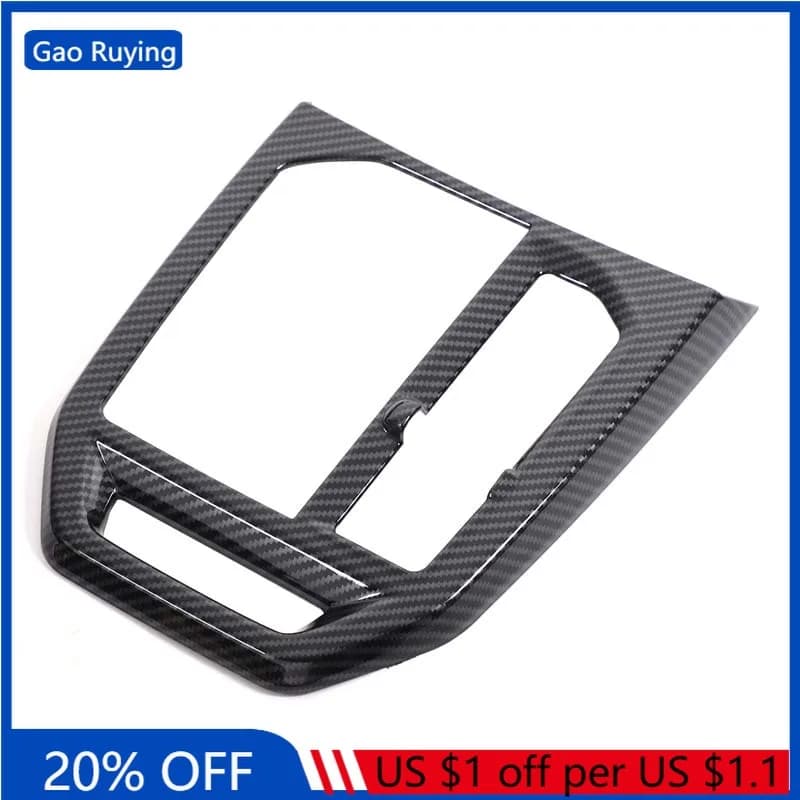 Gao Ruying For BMW IX XM G08 2022-2025 ABS Carbon Fiber Car Center Console Shift Gear Panel Cover Trim Interior Car Accessories