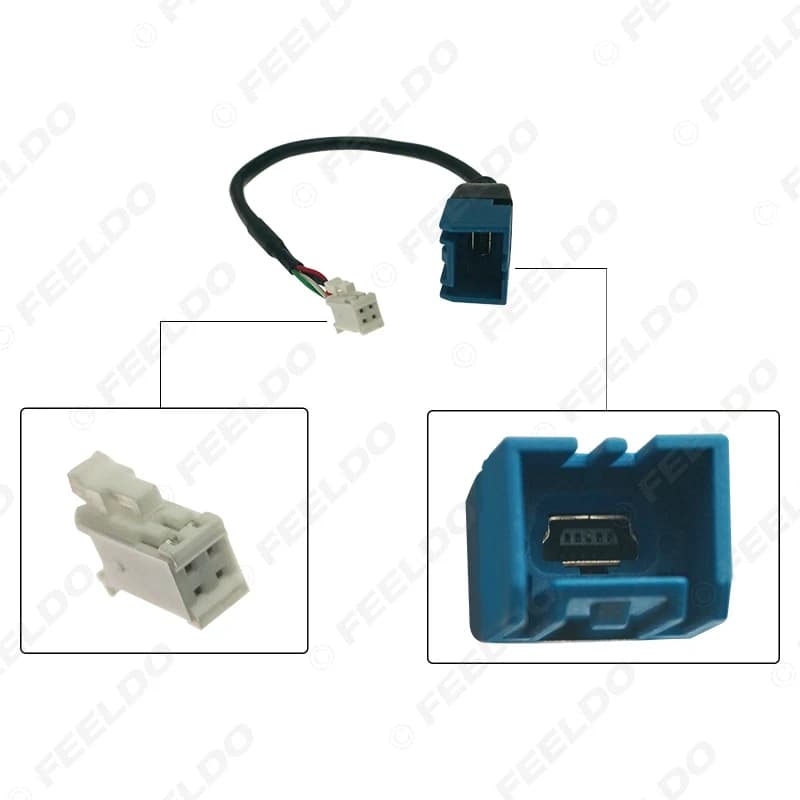 For Nissan Ford Focus Mondeo USB Cable for Large-Screen Navigation Data Connection 4-Pin