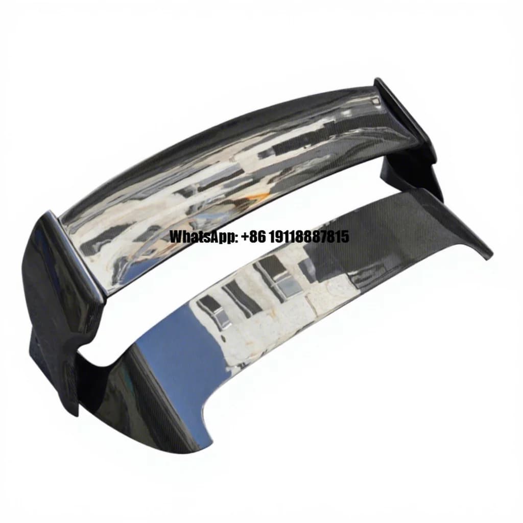 Full Carbon Fiber VS Style Rear Trunk Lip Wing Ducktail Roof High Kick Spoiler for Subaru Impreza 2008+