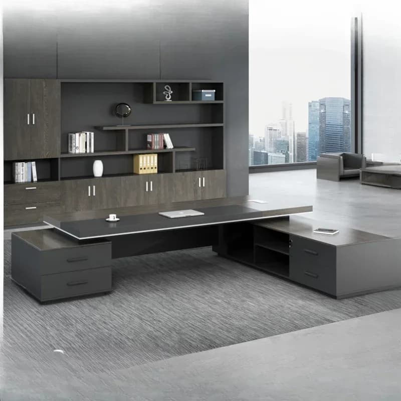 //+Reception Office Desk Organizer Minimalist Creative Service Office Multifunction Desks Bedroom Corner Ufficio Unique Furnitur