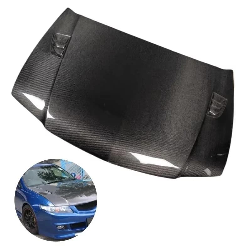 New Carbon Fiber Hood with Bolts for 2006-2008 Acura TSX CL7 Accord Type R CL7