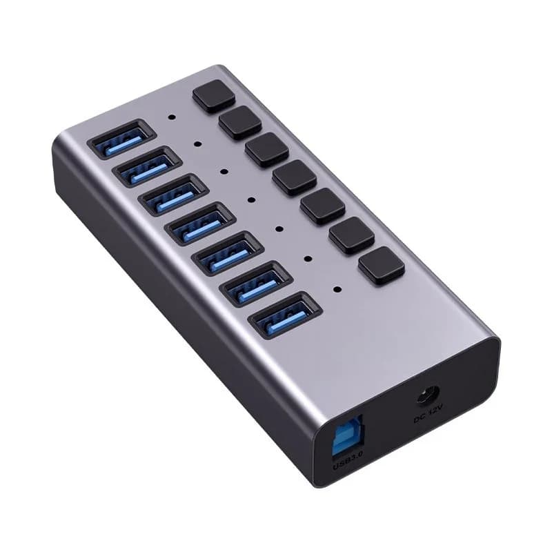 USB3.0 hub 3 ports 7 ports 10 ports notebook, computer mobile phone hub metal splitter