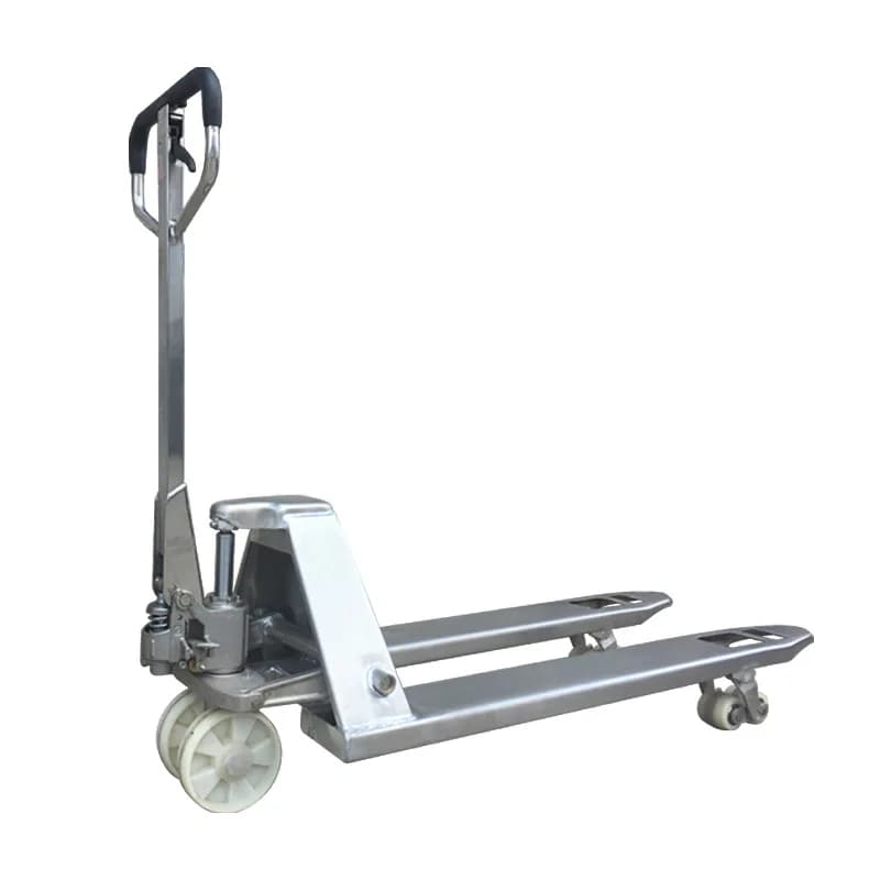 CX 2.5 tons 304 stainless steel manual hydraulic pallet truck hydraulic trolley trailer