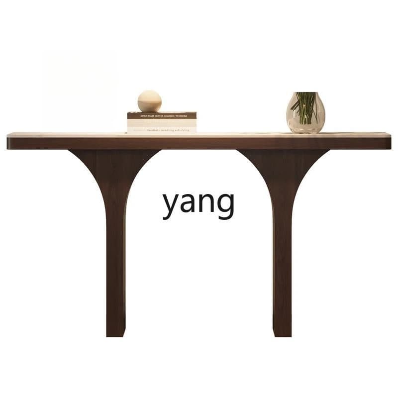 Lhh Entrance Entrance Table Italian Minimalist Living Room Corridor Opposite Door Solid Wood Entrance Platform