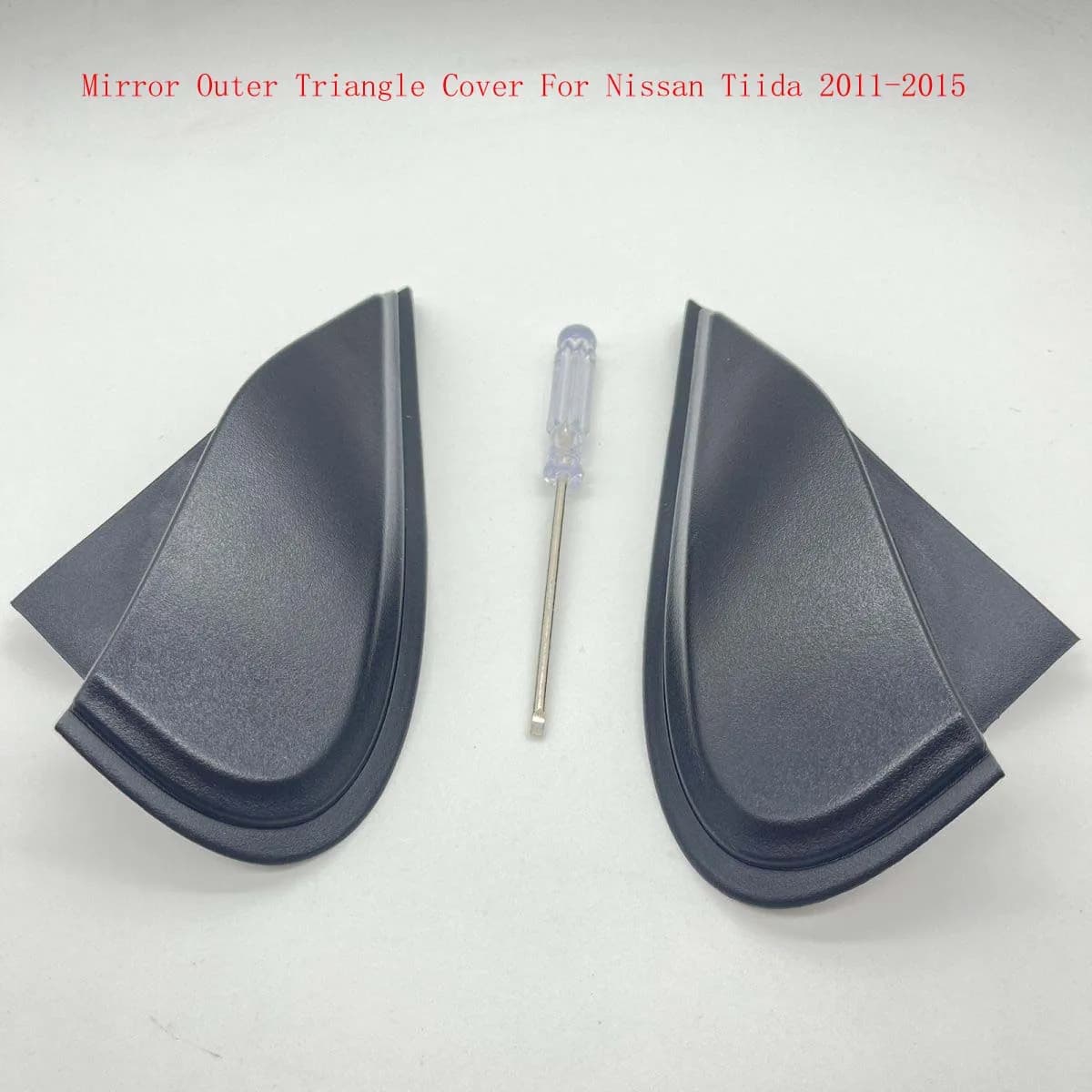 Side Mirror Outer Triangle Trim Fender Garnish Cover For Nissan Tiida 2011-2015