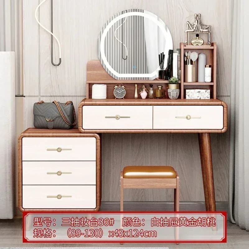 Luxury Vintage Dressing Table Drawer Storage Living Room Makeup Dressing Table Girls Home Coiffeuse De Chambre Decoration