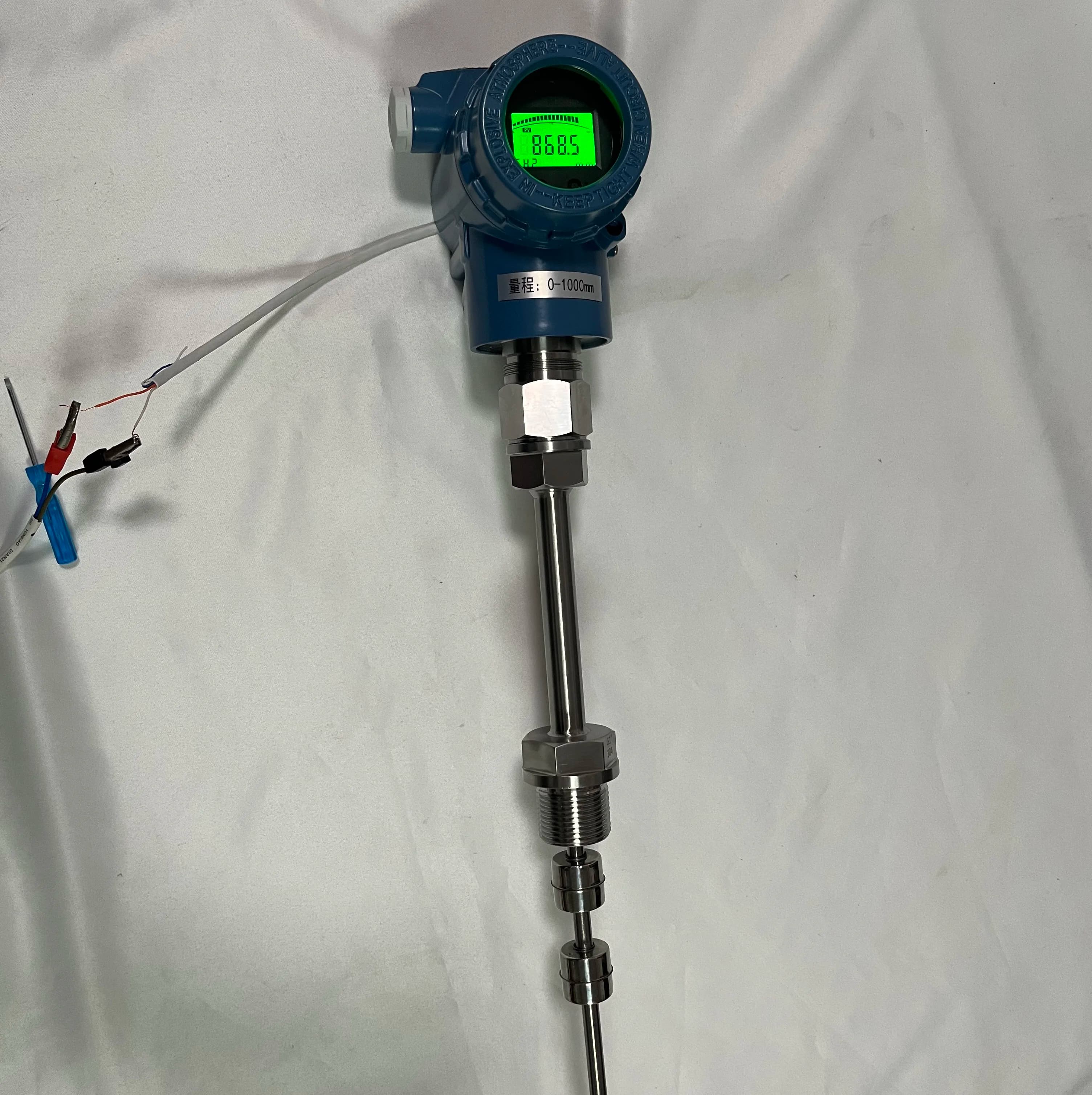 Magnetostrictive Liquid Level Transmitter diesels Magnetostriction tank Gauge Double Float Dual Level Oil and Water Level Sensor